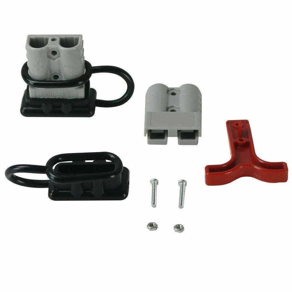 10x Anderson Style Plug Connectors 12-24V 50 Amp - Roxom Boat trailer Parts