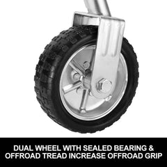 10 Inch Swivel Jockey Wheel Heavy Duty - 1000kg/2200LBS - Roxom Boat trailer Parts