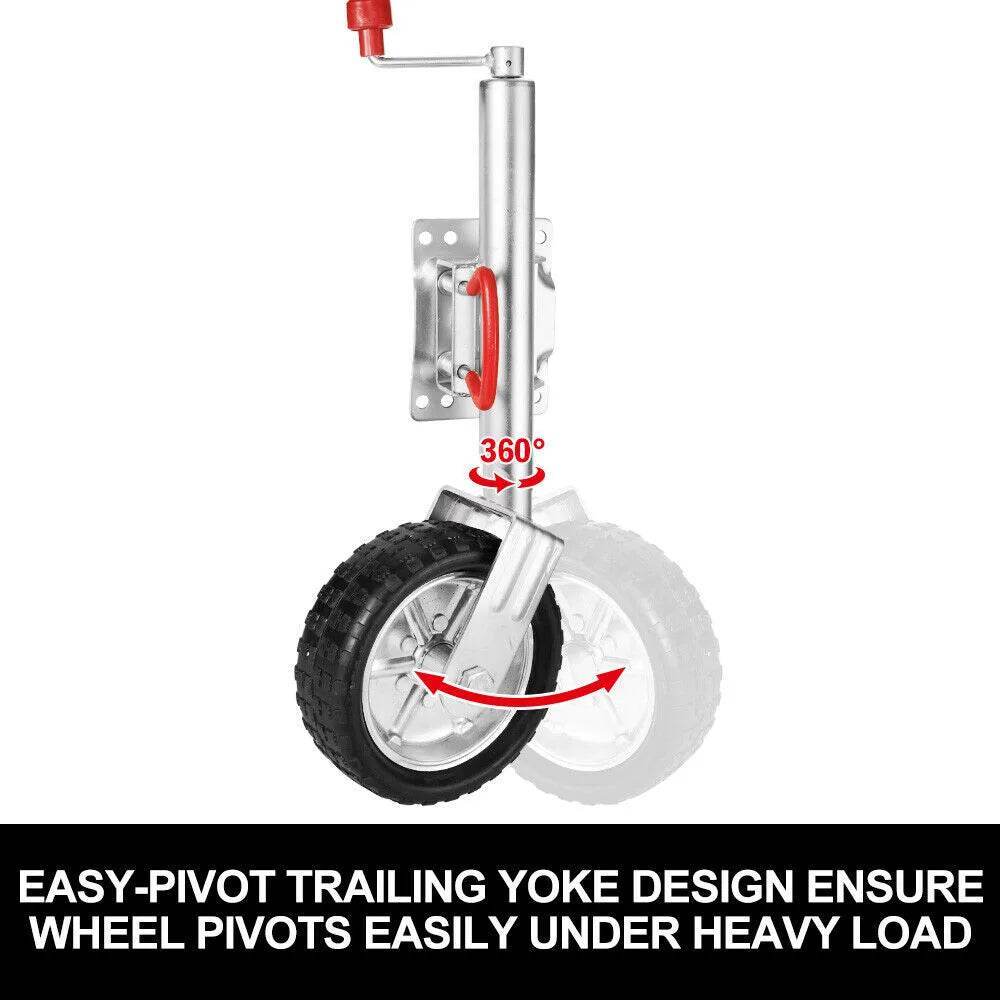 10 Inch Swivel Jockey Wheel Heavy Duty - 1000kg/2200LBS - Roxom Boat trailer Parts