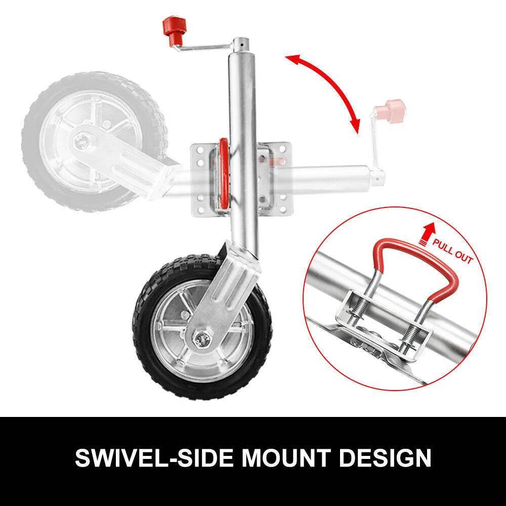 10 Inch Swivel Jockey Wheel Heavy Duty - 1000kg/2200LBS - Roxom Boat trailer Parts