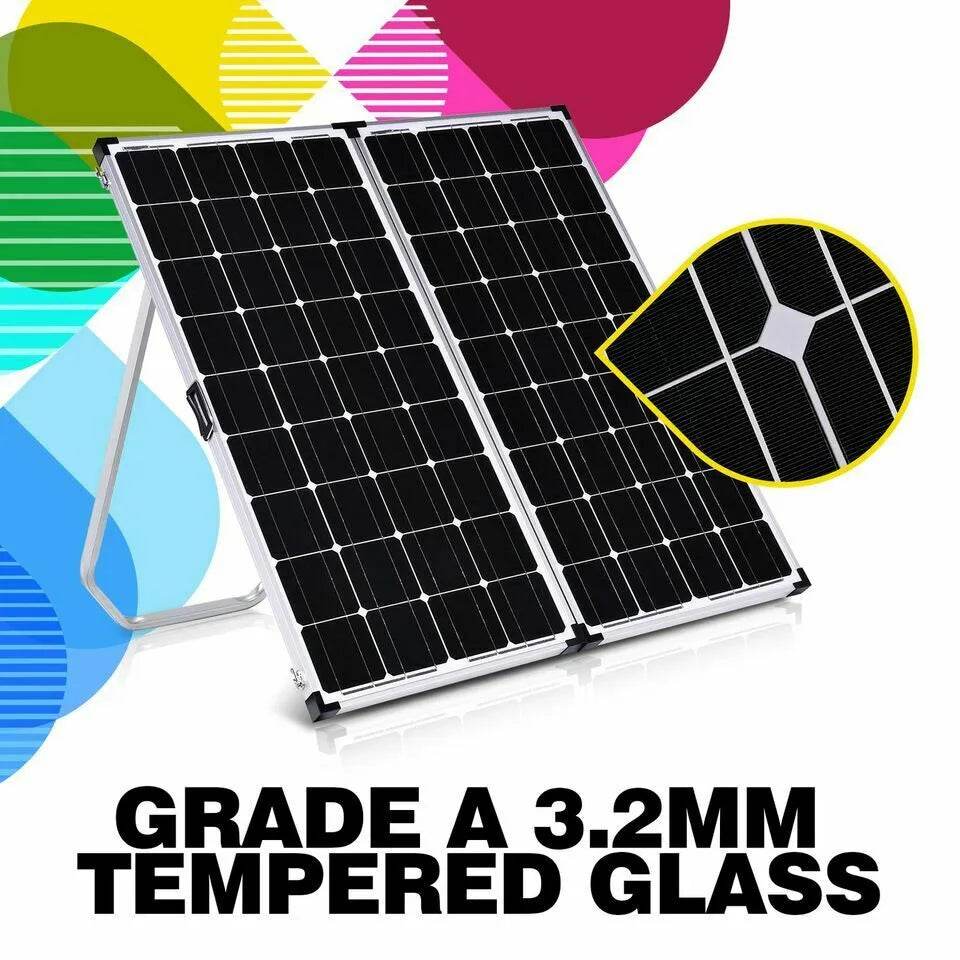 Caravan 300W Folding Solar Panel Kit 12V - Roxom Boat trailer Parts