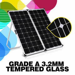Caravan 300W Folding Solar Panel Kit 12V - Roxom Boat trailer Parts