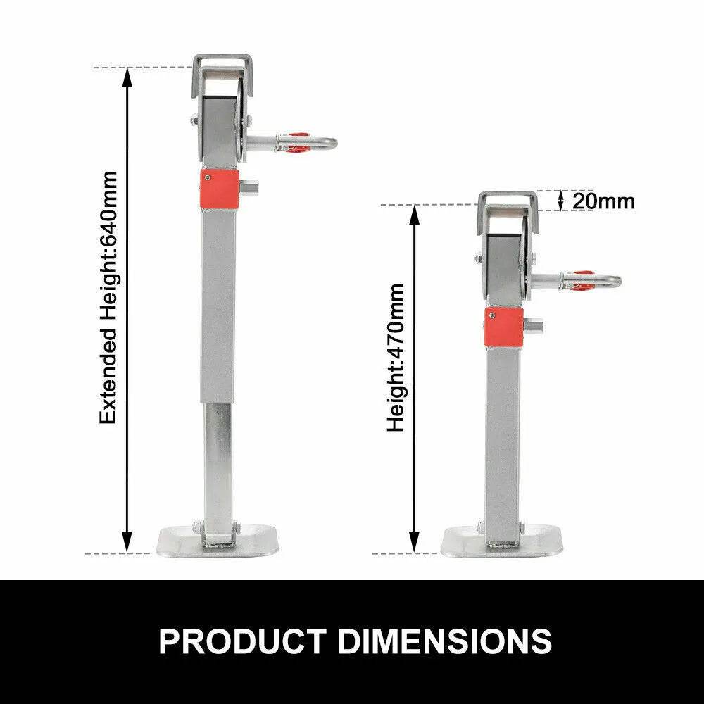 Caravan Stabiliser Stands - 1200lbs 544kg X 2 - Roxom Boat trailer Parts