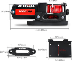12V Wireless 3000lbs / 1361KG Electric Boat Trailer Winch - Roxom Boat trailer Parts