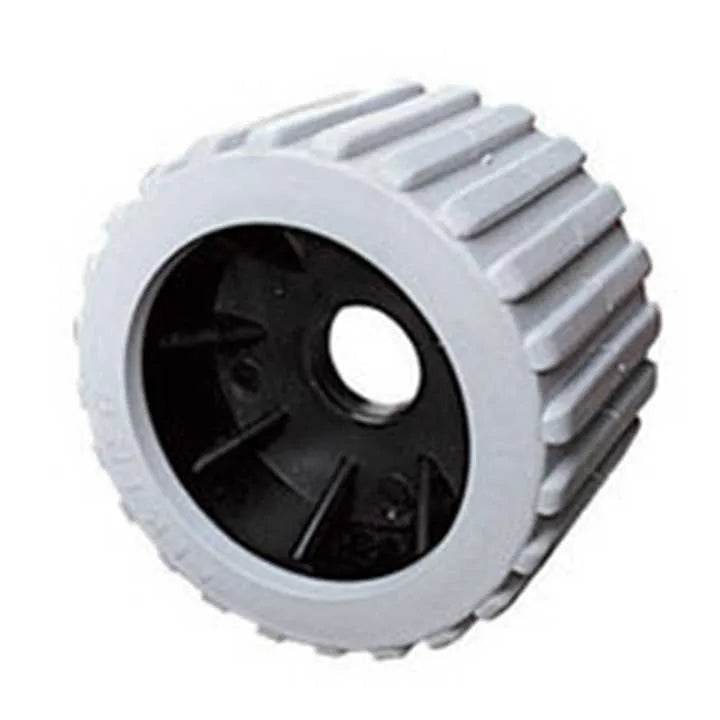 3 Inch Grey Wobble Rollers – 25mm Bore - Roxom Boat trailer Parts