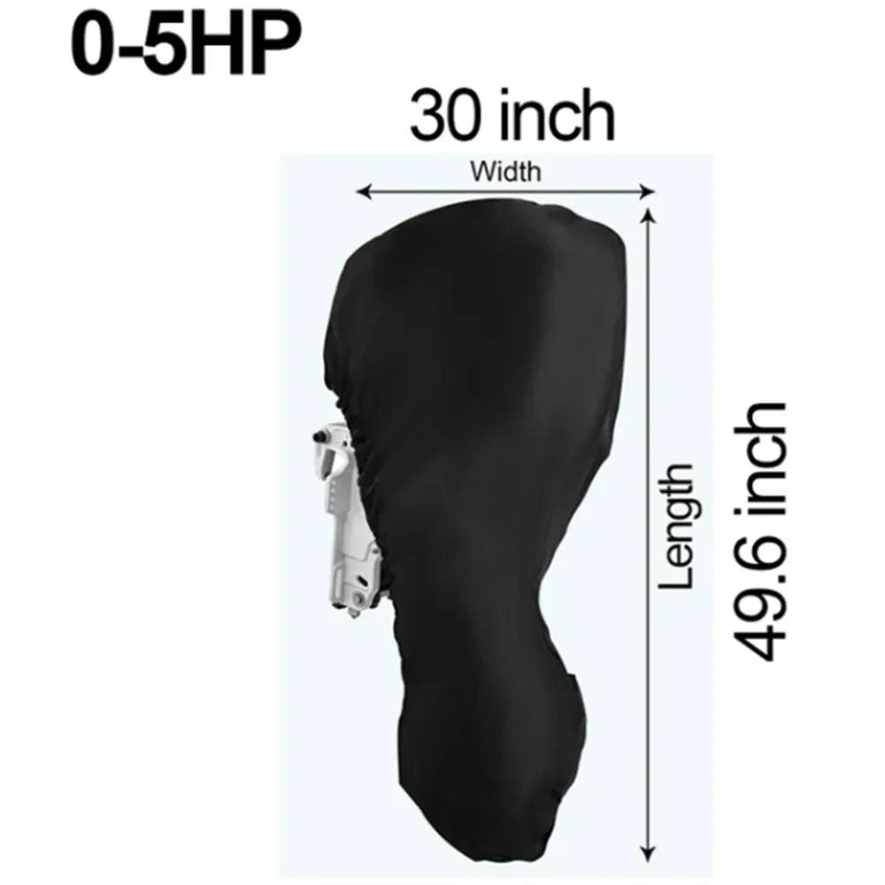 Outboard Motor Cover 420D Waterproof - Roxom Boat trailer Parts