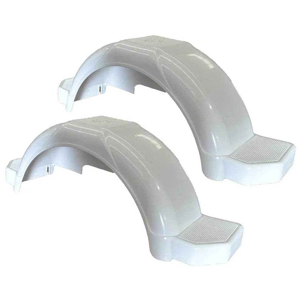 PVC Boat Trailer Mudguard 12″ 13″ White, Black, Silver - PAIR - Roxom Boat trailer Parts