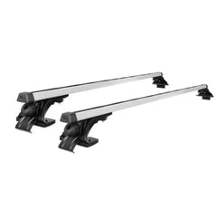 Universal Car Roof Racks Pod Aluminium Cross Bars Adjustable 145cm Silver - Roxom Boat trailer Parts