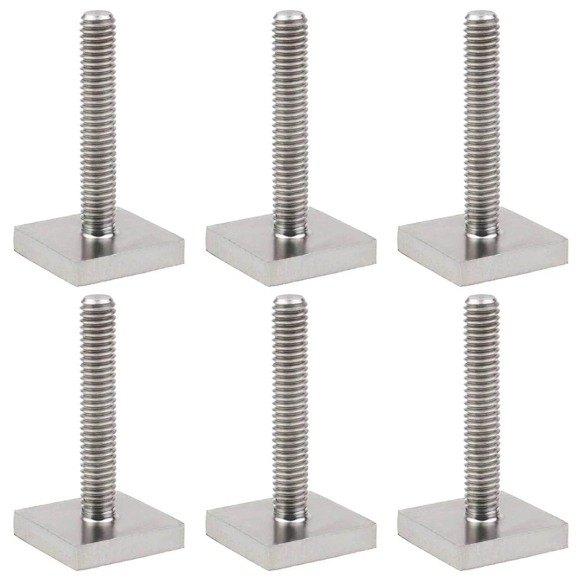 T - Track Adapter M6 X 35 Mm T - Bolts Stainless Steel 20x20mm - Roxom Boat trailer Parts
