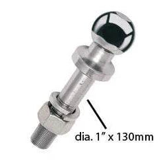 Tow Ball 3.50 Ton – 1 Inch Dia 130mm - Roxom Boat trailer Parts