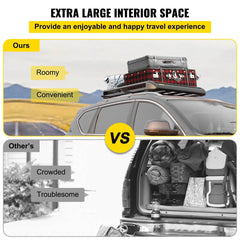 Universal 130cm Car 4WD 4x4 Roof Rack Basket - Roxom Boat trailer Parts