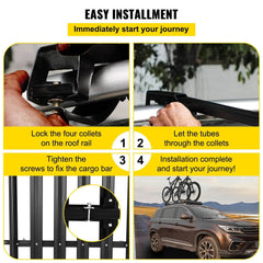 Universal 130cm Car 4WD 4x4 Roof Rack Basket - Roxom Boat trailer Parts
