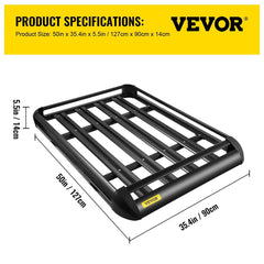 Universal 130cm Car 4WD 4x4 Roof Rack Basket - Roxom Boat trailer Parts