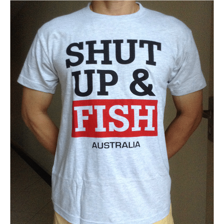 Shut Up And Fish T-Shirt | Shut Up And Fish Gift Idea Tshirt | Roxom Boat  Trailer Parts