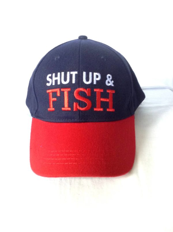 Shut up and fish hat