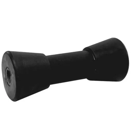 8 Inch Black Rubber Keel Roller